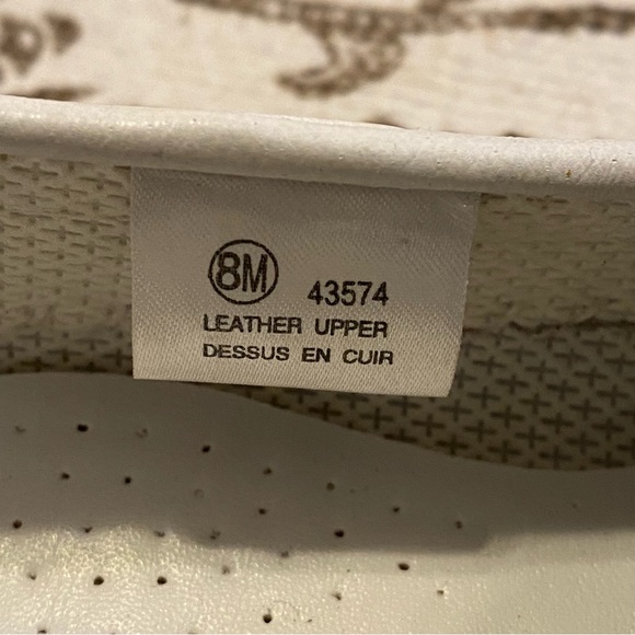 Vintage Kerrybrooke White Leather Upper Nurse Style Shoes Size 8 Like New Loafer - Picture 6 of 8